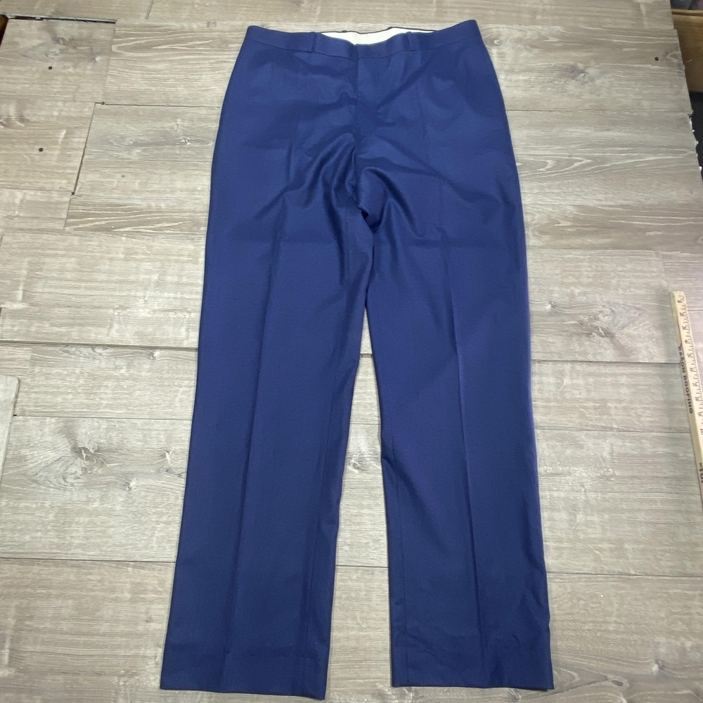 Custom Super 120s‎ Vitale Barberis Canonico Wool Dress Pants Mens 38x36 Cicchini